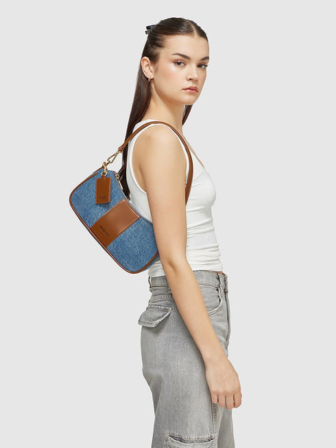 Bella Denim Shoulder Bag